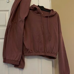 Pink two piece joggers set